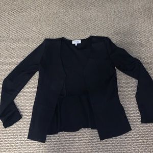 Charlotte Russe Peplum cardigan blazer